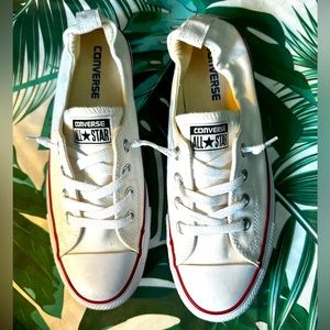 Womens Converse All Star Canvas Slip On Sneaker In White